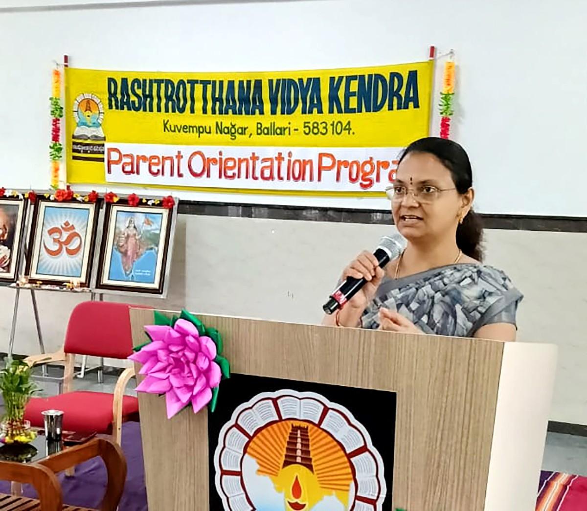 Parents Orientation Programme (1 to 8th classes) in RVK - Ballari (4)