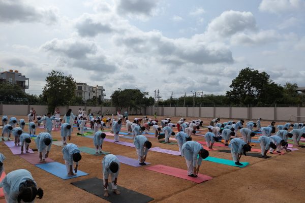 11th International Yoga Day Celebration in RVK- Ballari